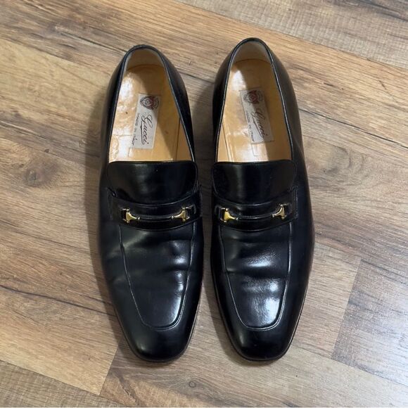 Gucci Men’s Vintage Classic Dress Shoes Size 41 1/2 - Picture 1 of 16